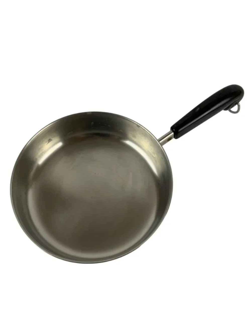 Revere Ware Copper Clad Stainless Steel 1 Qt Straight Sided Skillet & Lid USA
